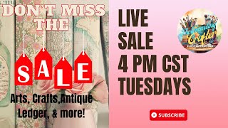Live Ephemera Sale ✂️ New + Vintage Finds for Junk Journals | Guest Sarah from NE Junk Journals