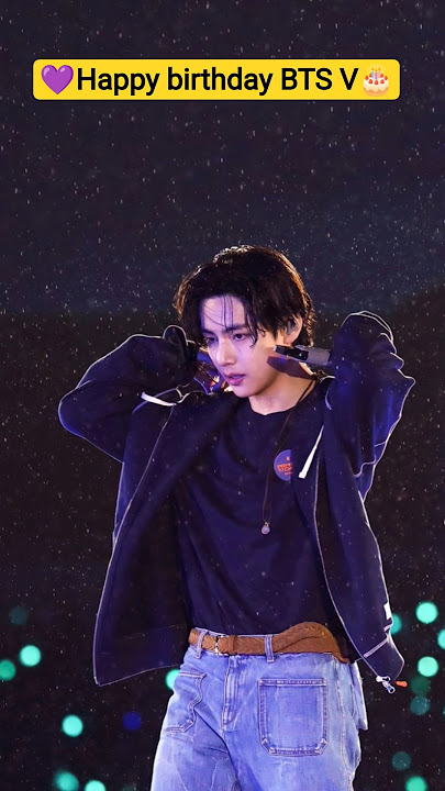 💜 Happy birthday BTS V🎂😱 #bts #btsarmy #shorts #viral