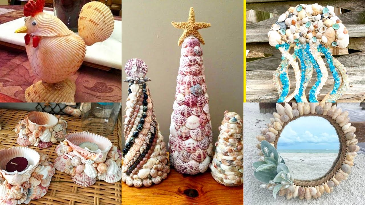 8 Home decorating ideas handmade with Seashell