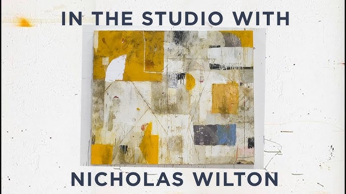 Nicholas Wilton wrecking a painting to make it better! 