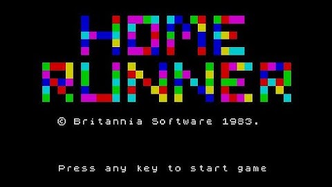 Home Runner Review for the Sinclair ZX Spectrum by John Gage