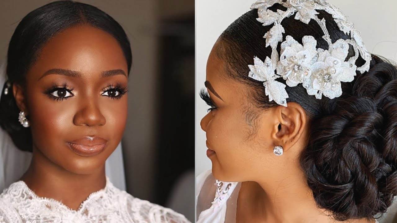 2023 Latest Black Bridal Hairstyles | Elegant Wedding Hairstyles For Black  Bride - Fashion - Nigeria