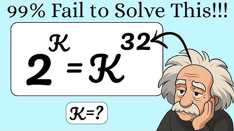 Solving advance math problem || Easy & Tricky Solution || Olympiad Mathematics || k=?