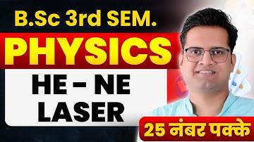 He-Ne Laser!Helium Neon Laser! #bedkdian #physics #3rdsemester #mjpru