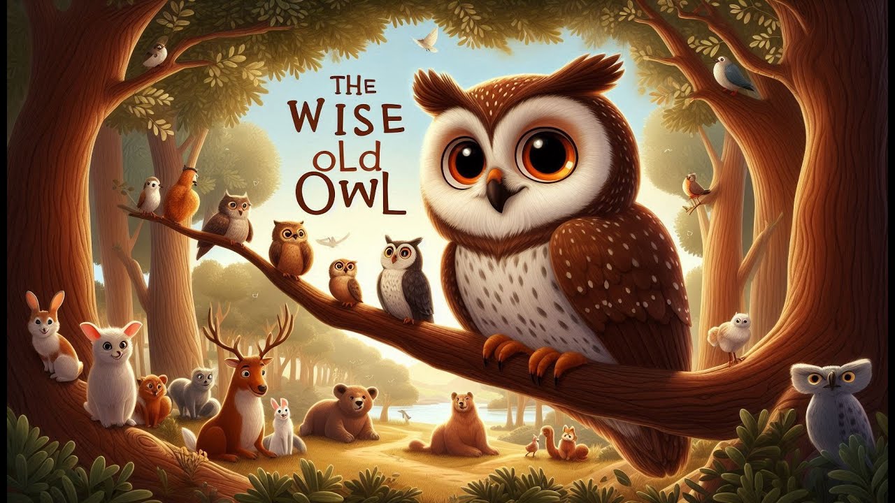 The Wise Old Owl - A Moral Story for Kids | Learning Wisdom and ...