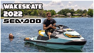 Wakeskating the new 2022 Seadoo