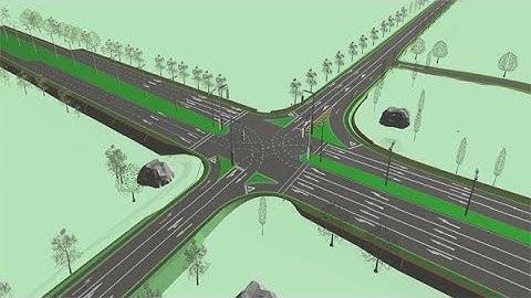 CIVIL DESIGNER Software: How to design an intersection (Part1)