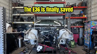 After 4 years The E36 M3 Gets Frame Work Done