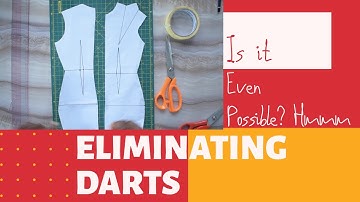 How to eliminate darts from a dress block