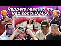 RAPPERS REACT TO MY RAP SONG ft. Skusta Clee, Smugglaz, Flow G, Shehyee, Pio and Andrew E.