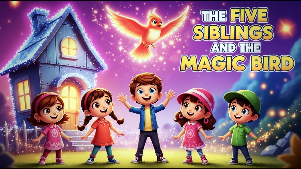 The Five Siblings and the Magic Bird | Magical Adventure Story for Kids ...