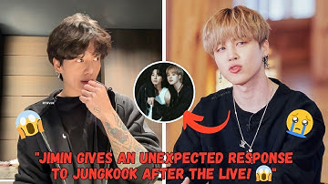 Army Shocked! Jungkook confides after Live, Jimin gives an unexpected response! 😱💕