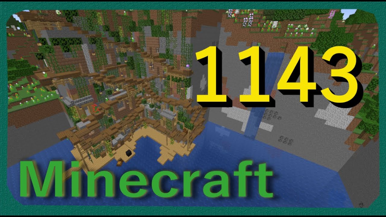 Lets play Minecraft Episode - 1143 Cliffside village - YouTube