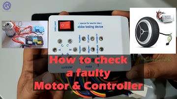 HOW TO CHECK EV MOTOR & CONTROLLER ! E BIKE TESTING DEVICE !! ASK Mechnology !!!