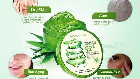 Nature republic aloe vera review acne năm 2024