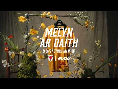 The 2026/27 Cymru SUDU Away Kit | Melyn ar Daith