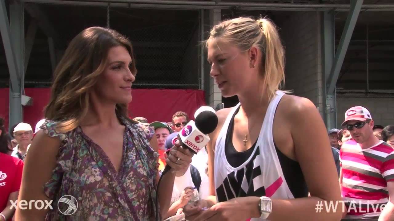 Maria Sharapova WTA Live All Access Hour presented by Xerox Coupe Rogers