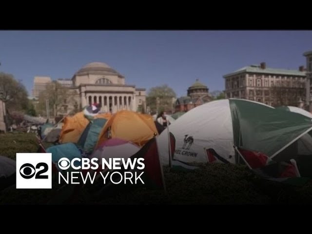 Protests Continue At Columbia University For 7th Day