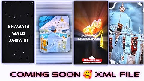 Jumma mubarak ❤️ Alight Motion in video editing Xml preset video editing Xml file