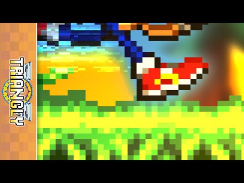 Sonic Frontiers, but it is a Sprite Animation