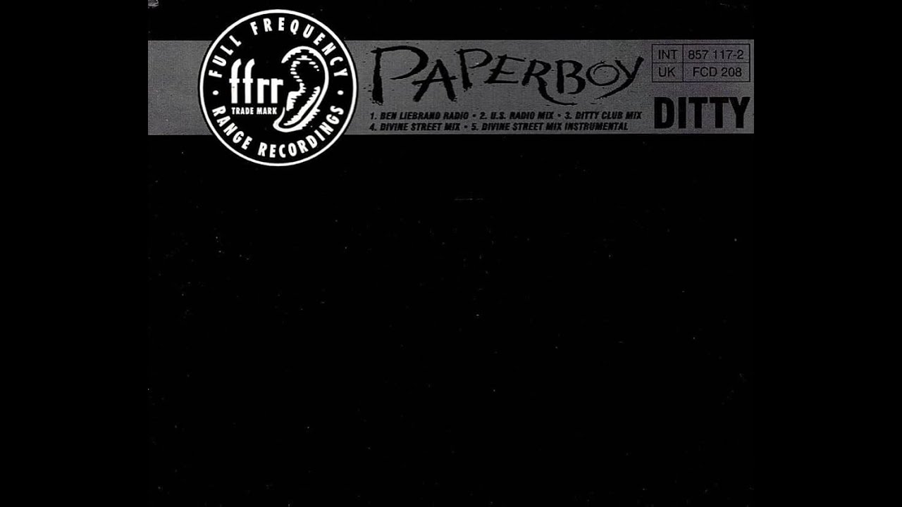 Paperboy - Ditty (Club 12 inch Mix) | Music that make you dance...