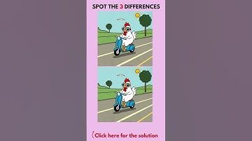 Spot 3 Differences #131.1