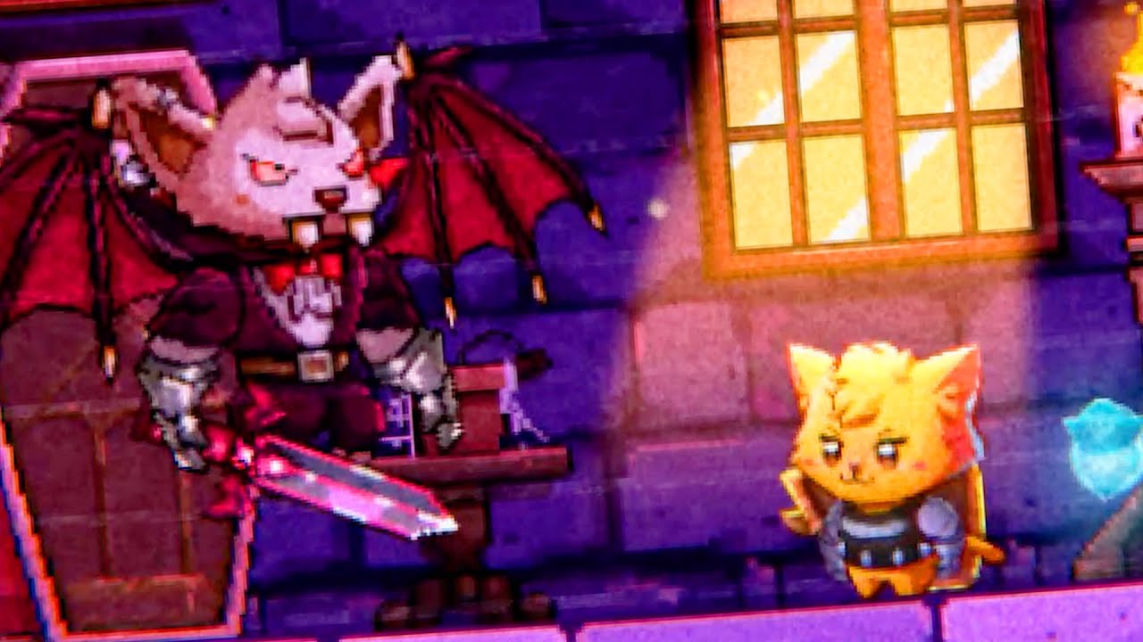 Cat Quest 3 - Dratcula Boss Fight (Eight Bit Castle)