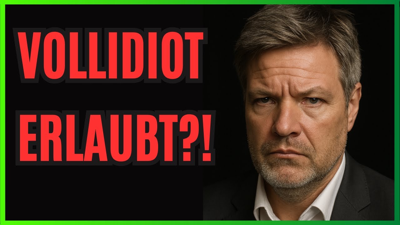 Gerichtsurteil! Man darf Robert Habeck 'Vollidiot' nennen?! - YouTube