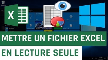 Comment mettre un fichier Excel en lecture seule