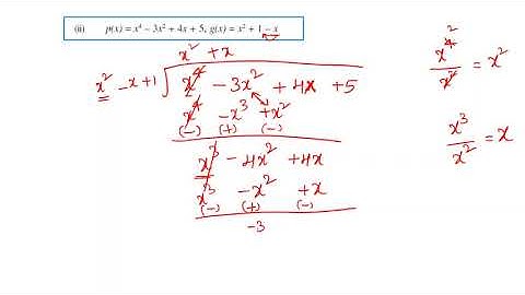 AP & TS Class 10- Maths Chapter 3 - Polynomials Exercise 3.4 solutions Q-1