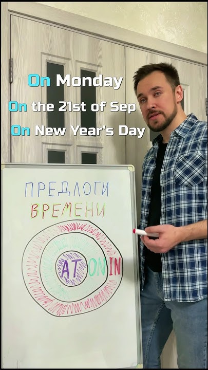 AT | ON | IN - предлоги ⏰. #веселыйанглийский - YouTube