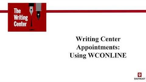 Making a Writing Center Appointment