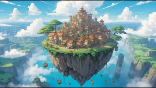 LoFi - Echoes from the Clouds - A Lofi Journey through the Floating City - Chill Lofi Music