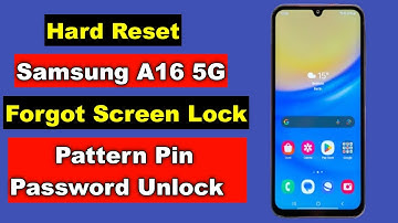 Hard Reset Samsung A16 | Samsung A16 5G Forgot Screen Lock Pattern Pin Password Unlock | Without PC