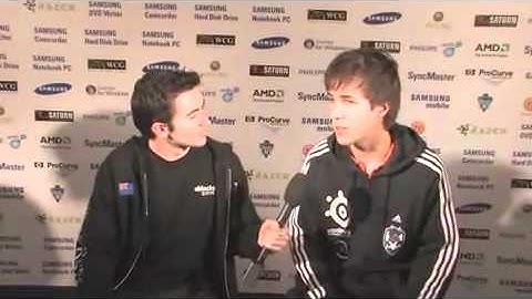 WCG 2008 - New Zealand media interviews Grubby