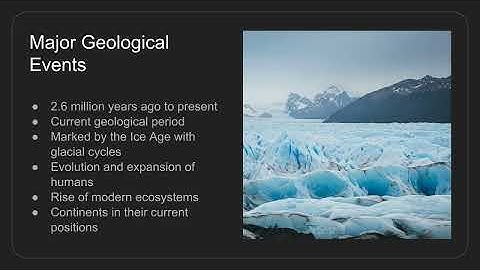 Cenozoic Geology - Slideshow Digital Audio Presentation