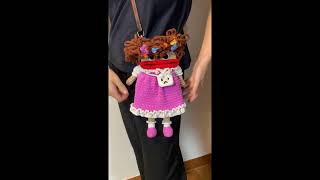 조카를 위한 핸드폰 가방 #crochet #손뜨개 #코바늘가방뜨기