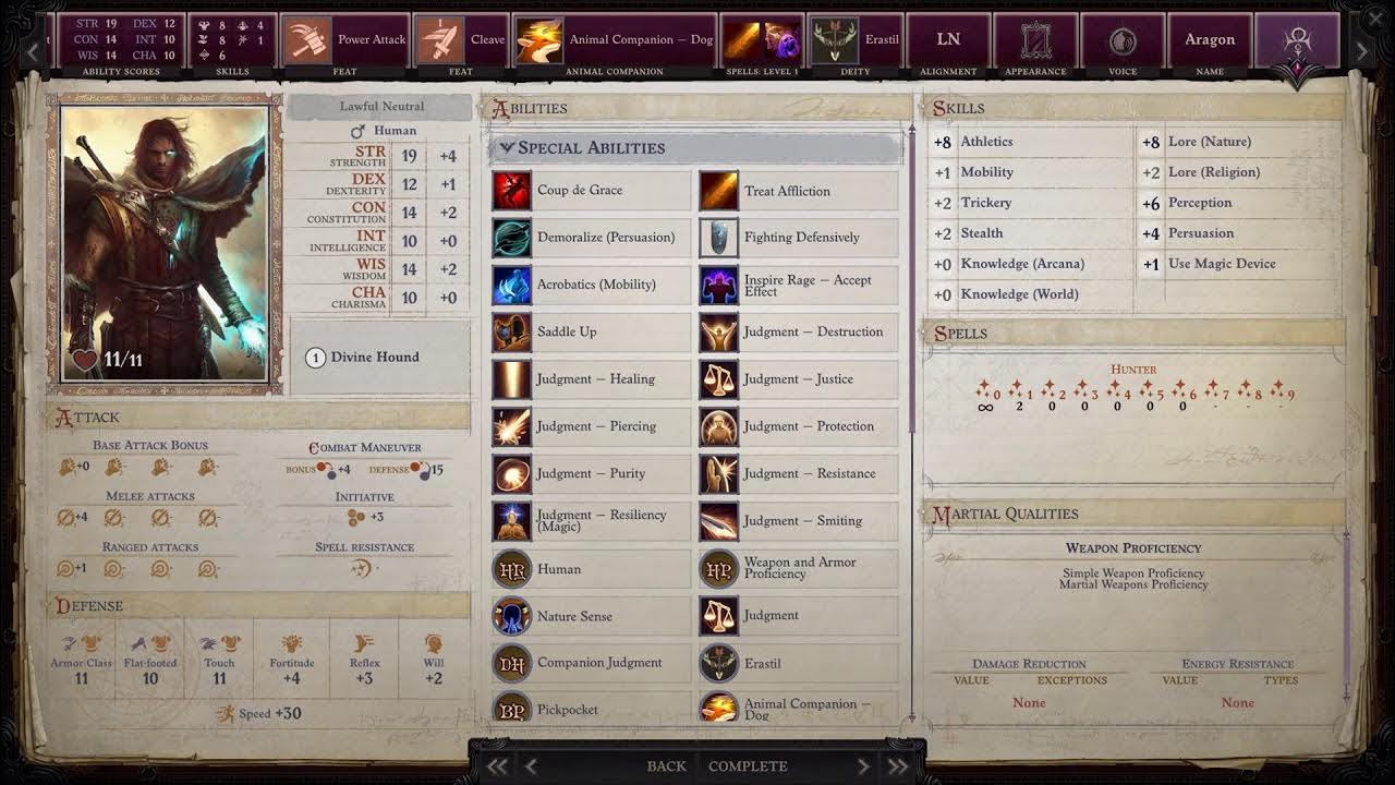 Pathfinder Wrath of the Righteous Aeon Path Walkthrough Charater