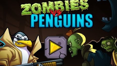 Penguins vs Zombies game inspired by ricochet kill series.