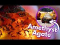 Unique and Glowing GEMSTONES | AMETHYST Water Level Agate Found while Rockhounding