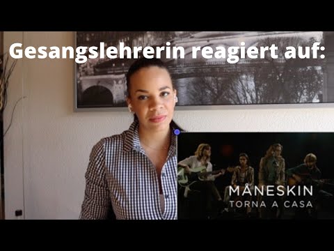 Gesangslehrerin reagiert auf Måneskin - Torna a casa - Live Performance | Vevo