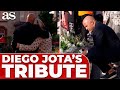 HEARTBREAKING SCENE As ARNE SLOT And HIS WIFE Visits DIOGO JOTA S MEMORIAL At ANFIELD