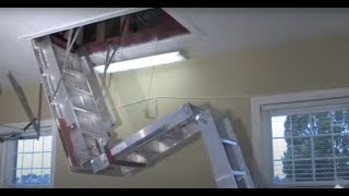 Precision Ladders Super Simplex – Motorized Folding Attic Stairway