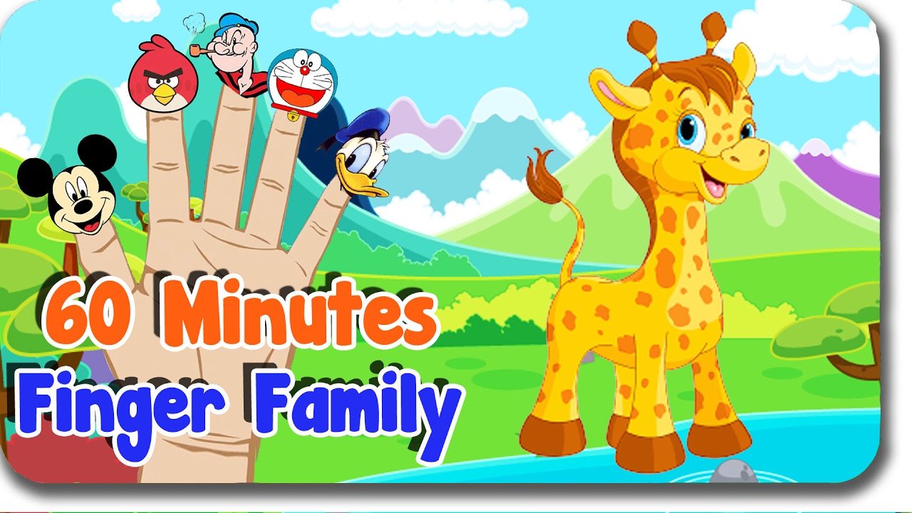 Giraffe Finger Family Compilation | Latest Finger Family Songs For Kids ...