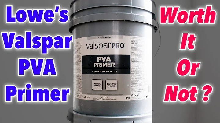 Lowe’s Valspar Pva Primer Review! WORTH IT OR NOT?