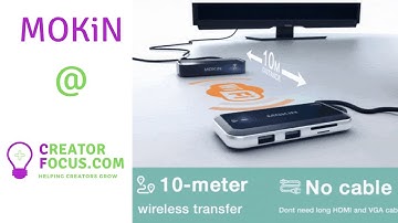 Extend your Screen Wirelessly with Ultra-low latency and USB-C Hub