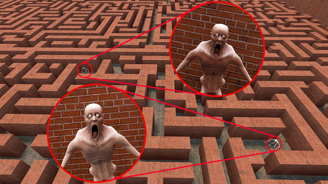 Never Going To Maze Again With SCP-096 In Garry's Mod #23