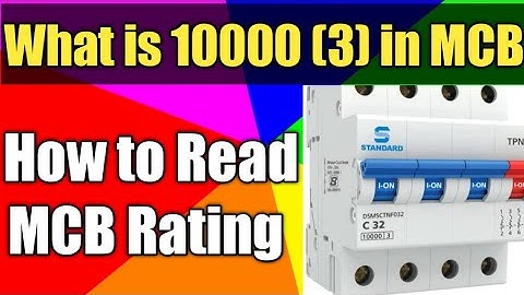 How to Read MCB Rating | Types of MCB | MCB Rating Explained | Hindi