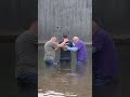 Our church baptism today