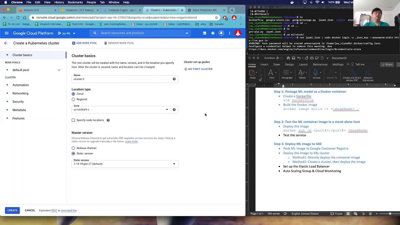 Deploy a Machine Learning model to Google Cloud using GKE - YouTube